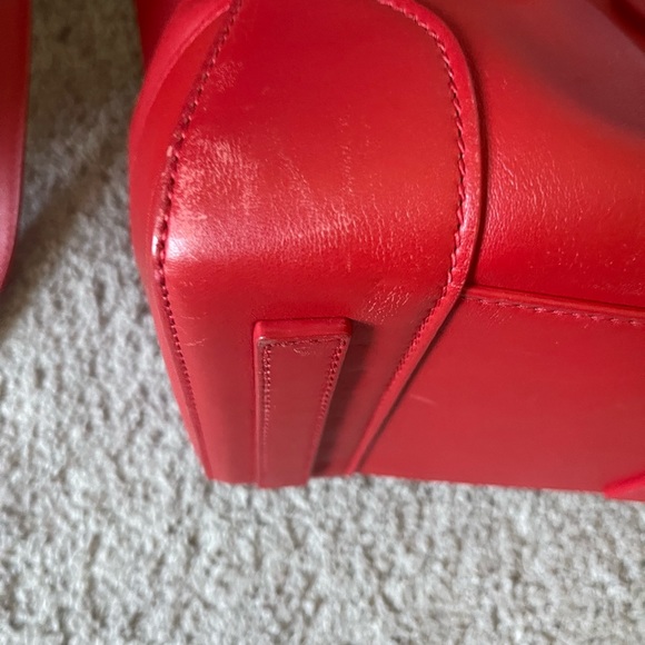 Ralph Lauren Ricky Red Leather Tote - Picture 13 of 13